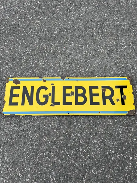 Automobile dekk reklame 30-40 tallet englebert