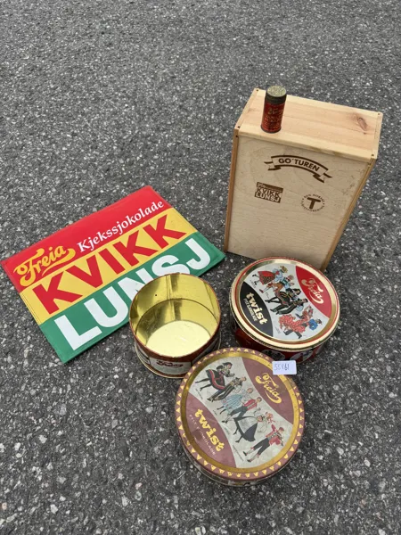 Samling freia 6 ulike saker