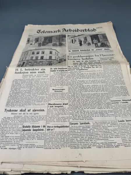 12 aviser fra krigen 1945