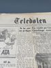 Div aviser teledølen fra 1945
