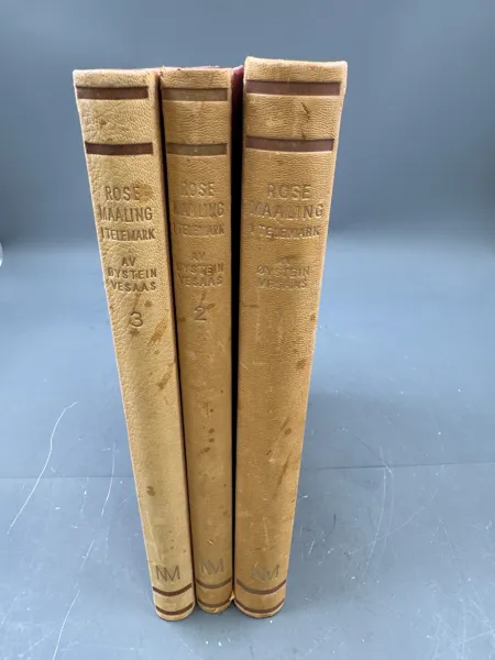 Vesaas rosemaling  3 bøker