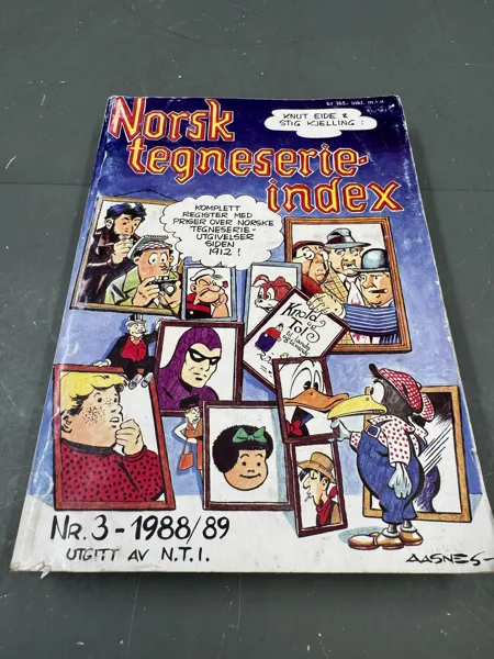 Bok Norsk Tegneserie index 