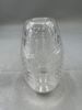 Vintage boblevase i klart glass