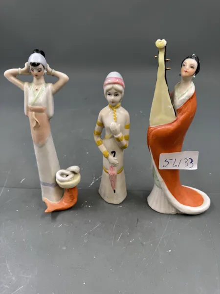 3 gml fine dame figurer