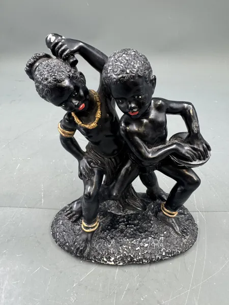 Artig Gml neger figur