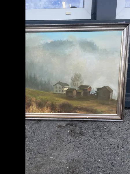 Stemningsfullt landskapsmaleri 
JP Bratsberg