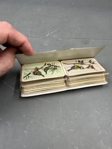 Etui med 2 kortstokker